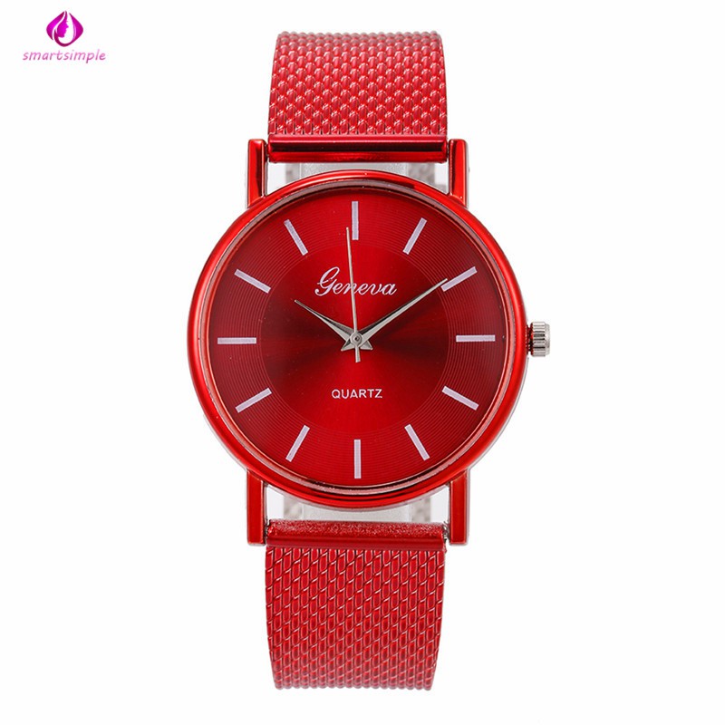 Fashion Unisex Quartz Watch Women's Wristwatches Life Waterproof Ladies Wrist Watch