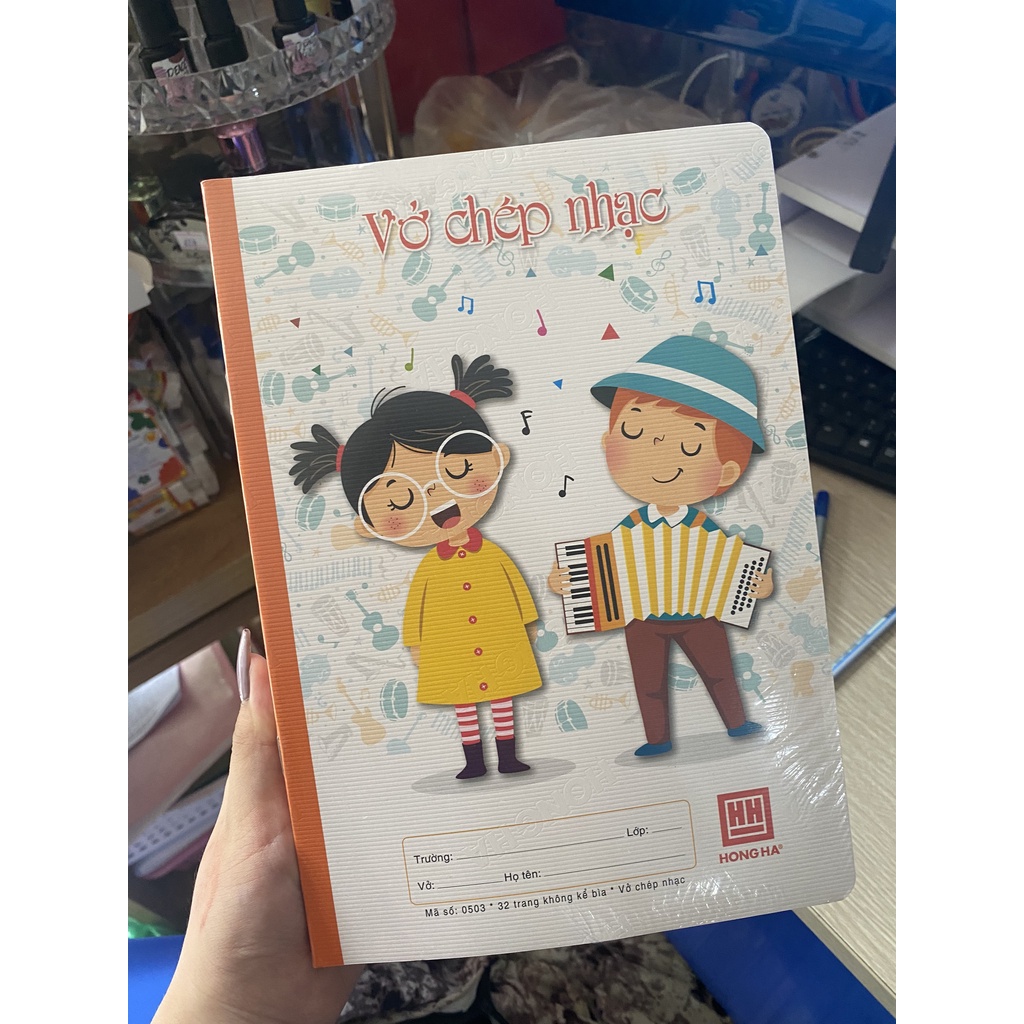 Vở chép nhạc School Hồng Hà 0503 siêu đẹp
