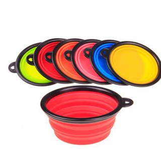 Bát ăn và uống nước từ silicon có thể gấp lại dành cho thú cưng