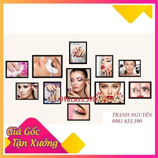 [Tranh giá xưởng] BỘ 11 TRANH FOMEX MI, NAIL Miễn phí thiết kế, tặng thêm băng dính