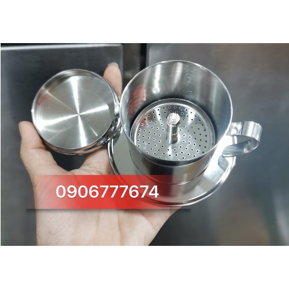 Phin cà phê inox 304 Mạ Vàng / Đen / Trắng