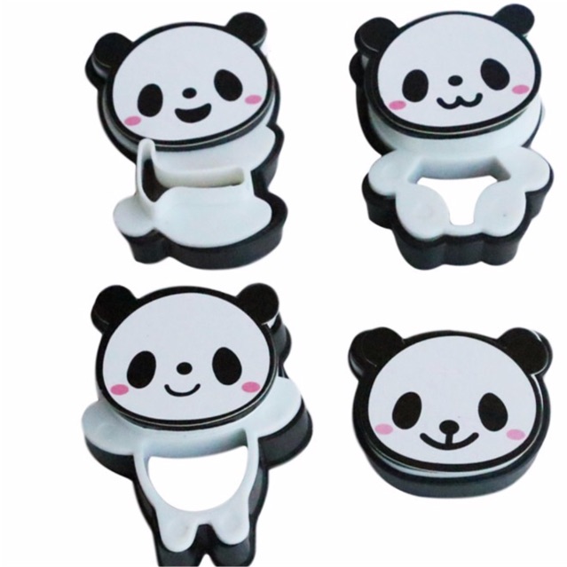 Bộ 4 khuôn cắt bánh quy hình gấu