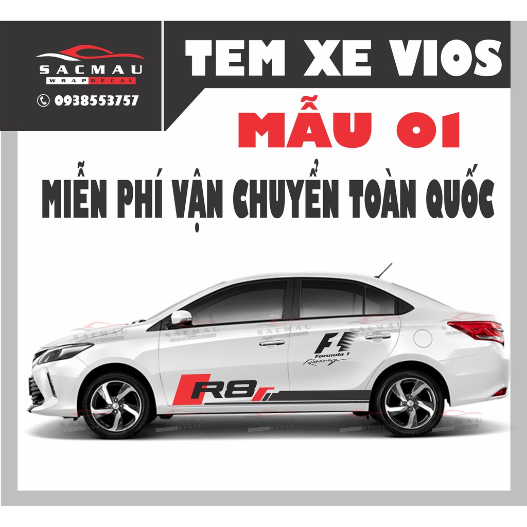 TEM XE TOYOYA VIOS