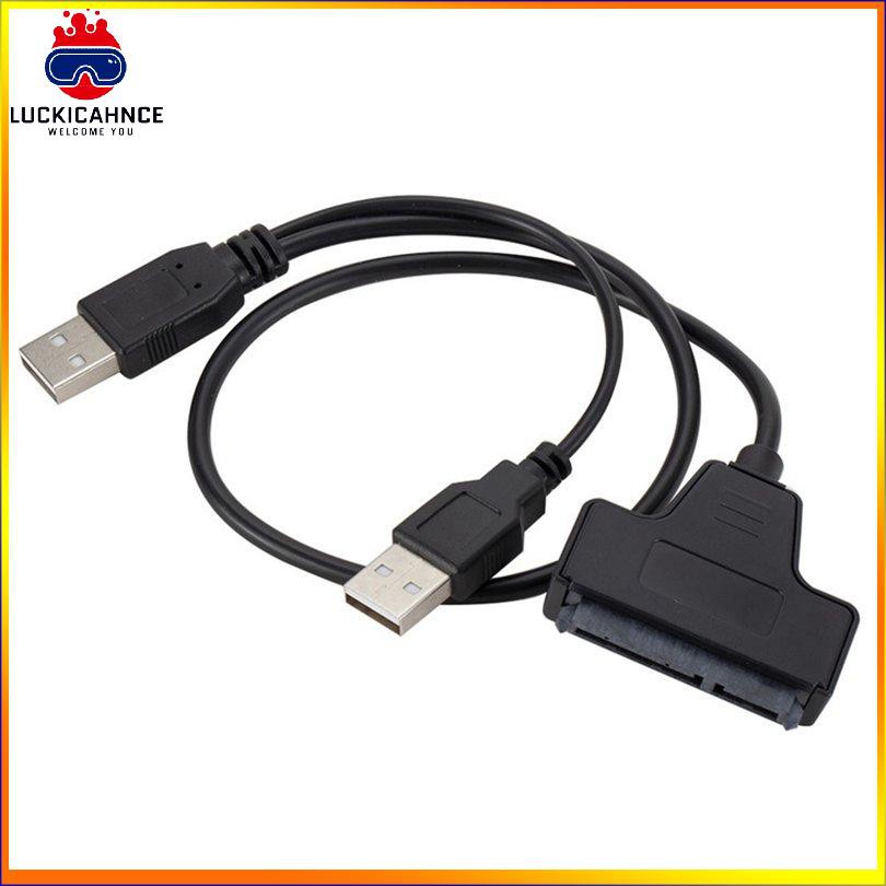Dây Cáp Chuyển Đổi Usb 2.0 Sata 7 + 15pin Sang Usb 2.0 Cho Ổ Cứng 2.5 Hdd Laptop | BigBuy360 - bigbuy360.vn