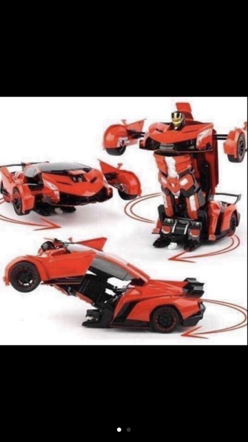 Ô Tô Biến Hình Robot Chạy Bin