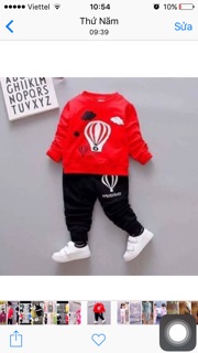 Comboo 3 sét đồ cho bé trai và bé gái