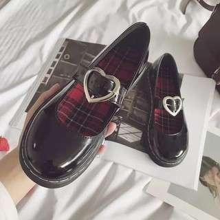 [ORDER]Giày ulzzang khuy trái tim mã K23 (form rộng, nên lùi 1 size)