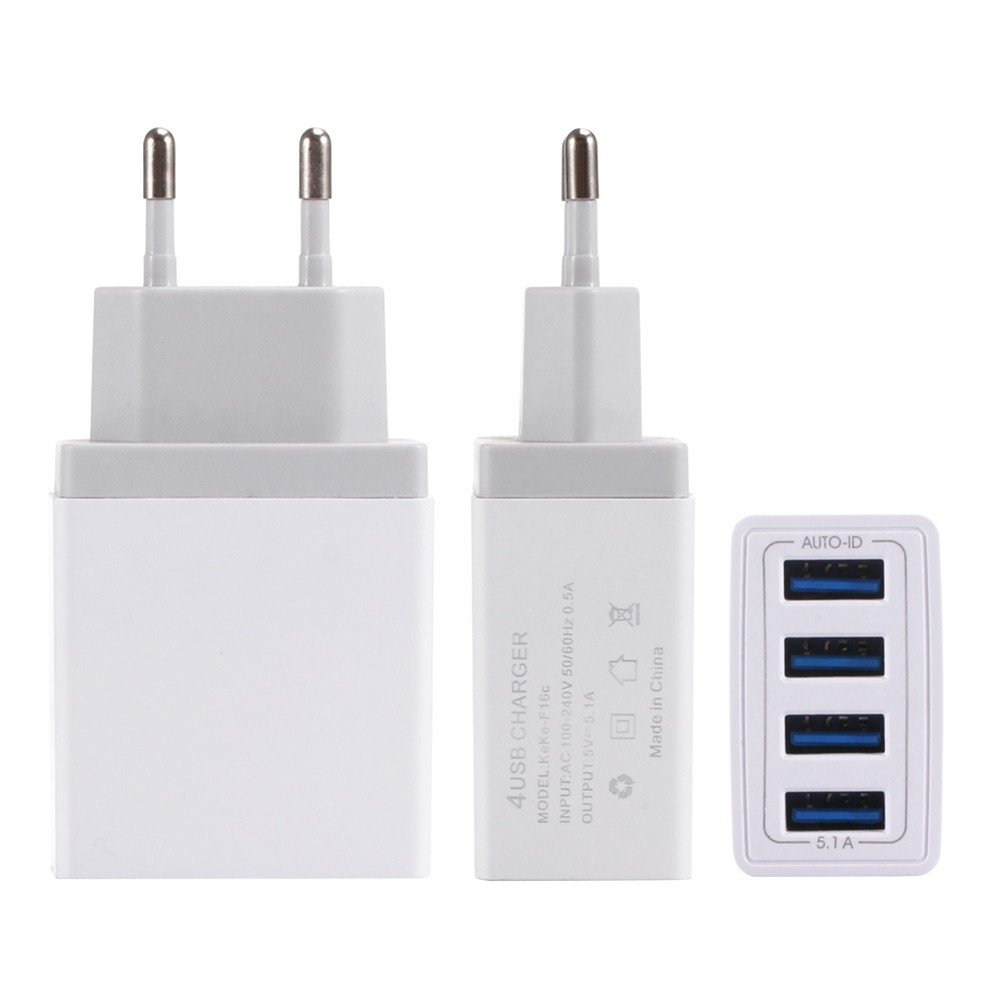 Bộ sạc nhanh điện thoại di động QC3.0 4USB socket cho Huawei Samsung iPhone