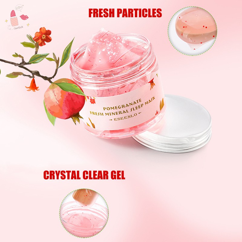 Red Pomegranate Mask Whitening Moisturizing Anti Wrinkle Facial Mask Brighten Skin Care Gel | BigBuy360 - bigbuy360.vn