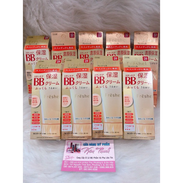 Kem nền trang điểm 5in1 Freshel Skincare BB Cream Moist 50g