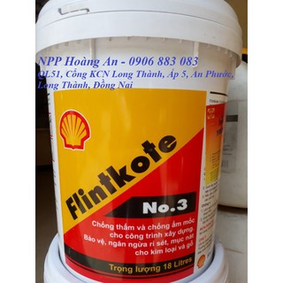 💗 Sơn chống thấm hồ cá Koi/Shell Flinkote/Chống Thấm màu đen/ sơn chống thấm gốc nhựa đường/ chống thấm 18l