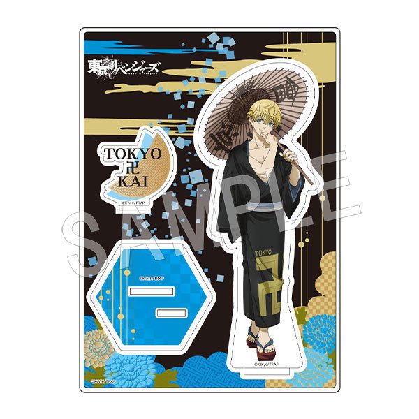 ( CẦM Ô YUKATA ) Standee Tokyo Revengers tượng acrylic anime mica chibi trang trí trưng bày mô hình