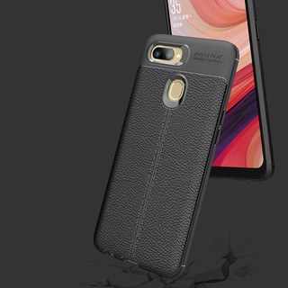 Ốp lưng OPPO A12 Sillicon giả da Auto Focus
