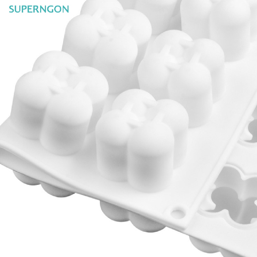 1 Khuôn Silicone 15 Ngăn Tạo Hình Trang Trí Bánh