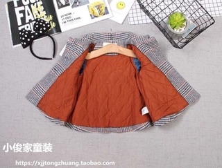 Áo khoác dạ cho bé gái