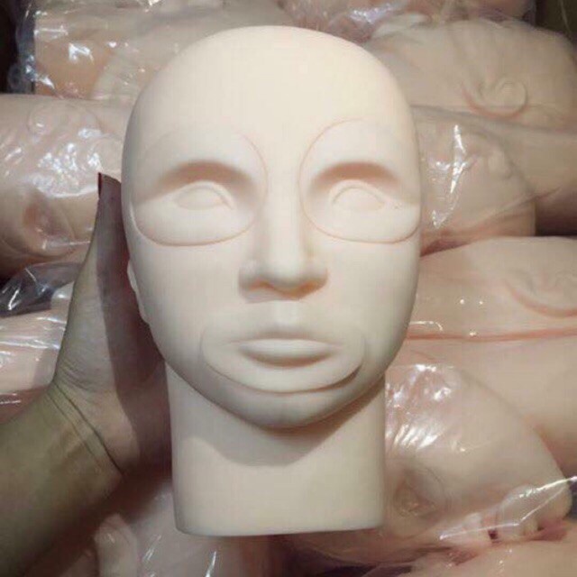 Đầu Manocanh Tập Phun Xăm-Nối Mi-Massage Đa Năng DCPX-NTA