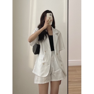 set vest kẻ sọc 559