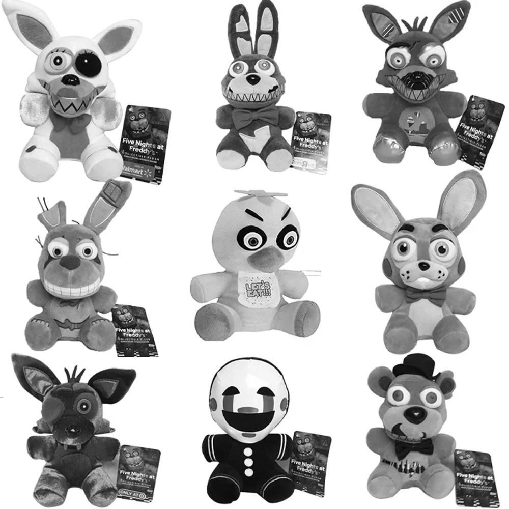 Mmluck Đồ chơi nhồi bông Hoạt Hình chica bonnie rabbit freddy bear
