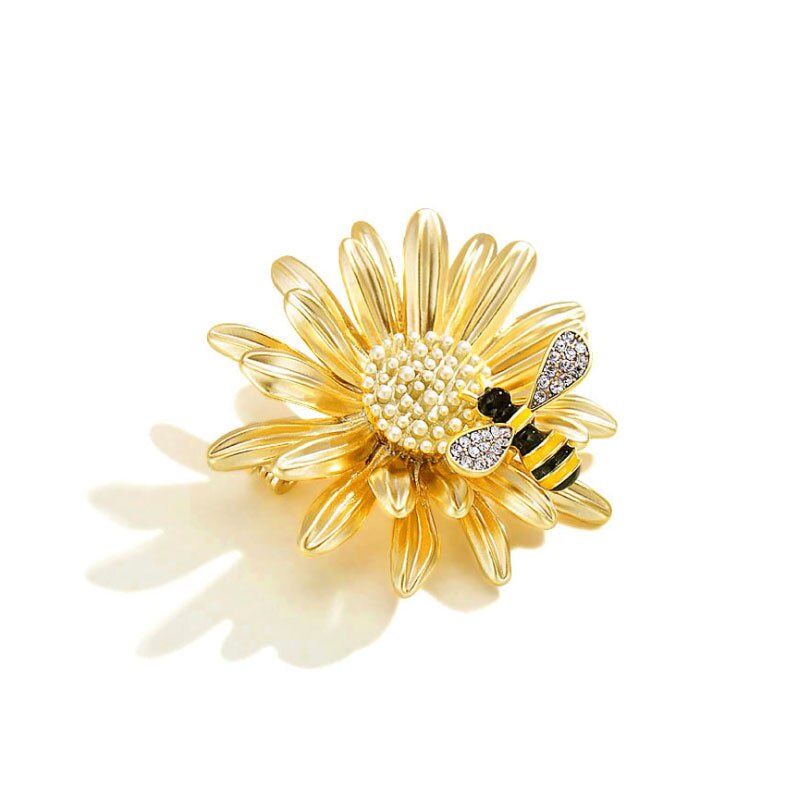 Ghim Cài Áo Hình Hoa Cúc Thiết Kế Tinh Tế