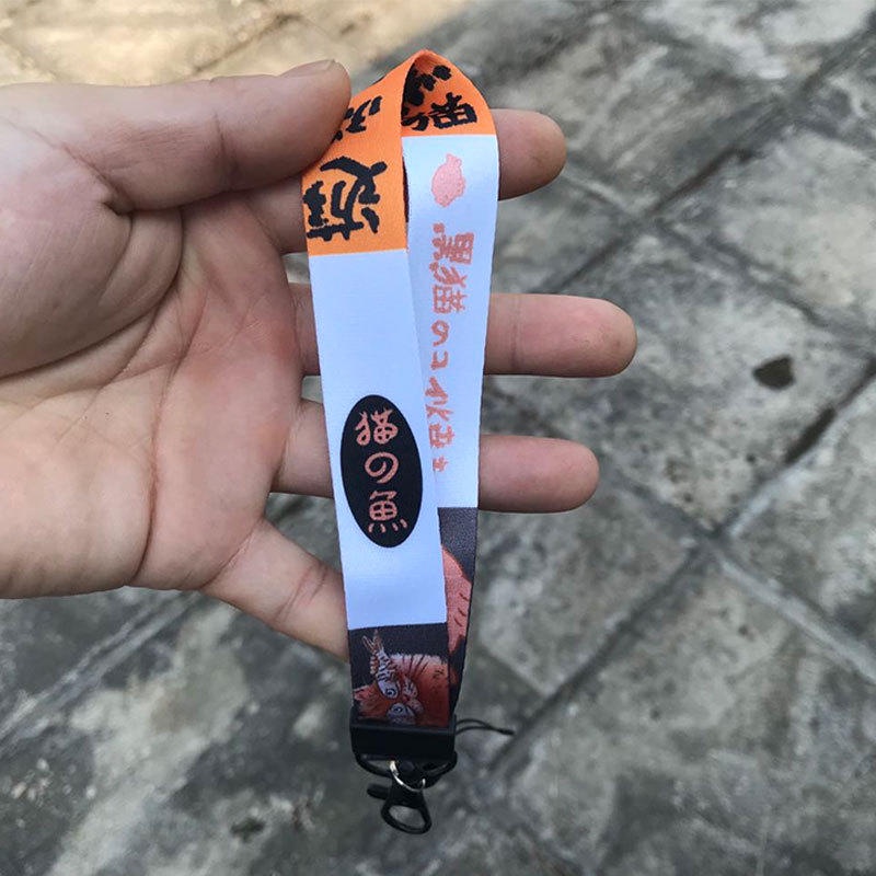Dây Đeo Thẻ/Điện Thoại Ngắn Đeo Cổ Họa Tiết Hoạt Hình Dễ Thương