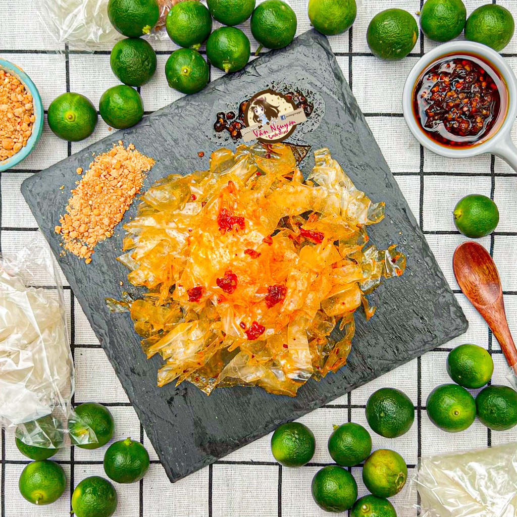 Bánh tráng phơi sương sa tế tắc siêu cay. Bánh Tráng Vân Nguyễn