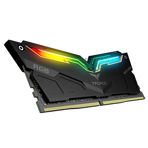 Ram máy tính Team 16Gb (8Gb x2) Night Hawk RGB DDR4 - 3000 LED