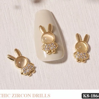 Charm thỏ nail, thỏ kute trang trí móng tay mới