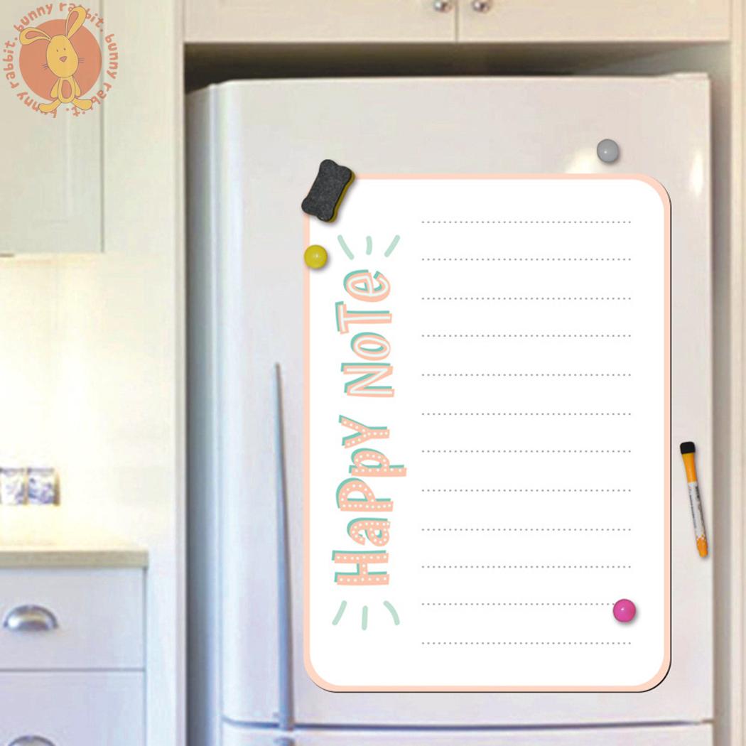 Miếng dán ghi chú viết kế hoạch từ tính cho tủ lạnh dễ lau khô có thể viết lại