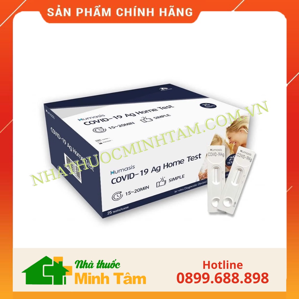 HUMASIS COVID-19 AG RAPID TEST - BỘ KIT TEST NHANH COVID 19