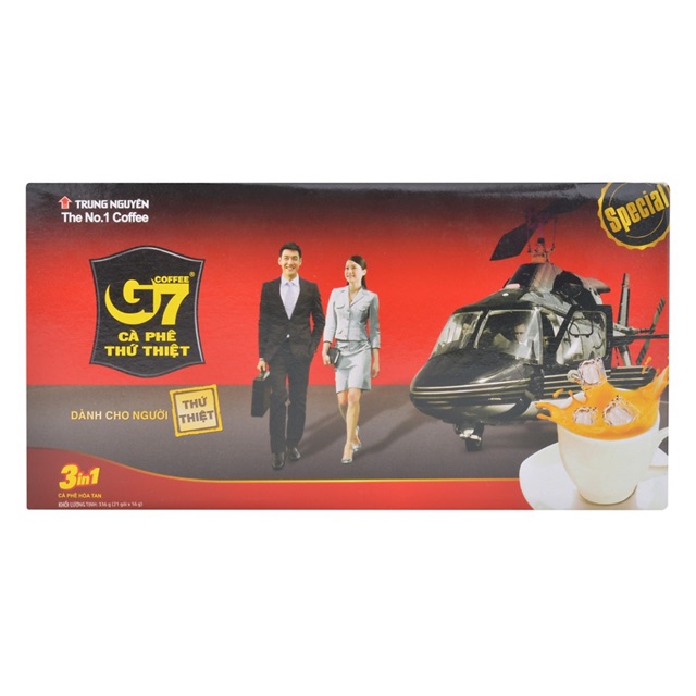 Cà Phê Sữa G7 3in1 Trung Nguyên - Hộp 21 Gói