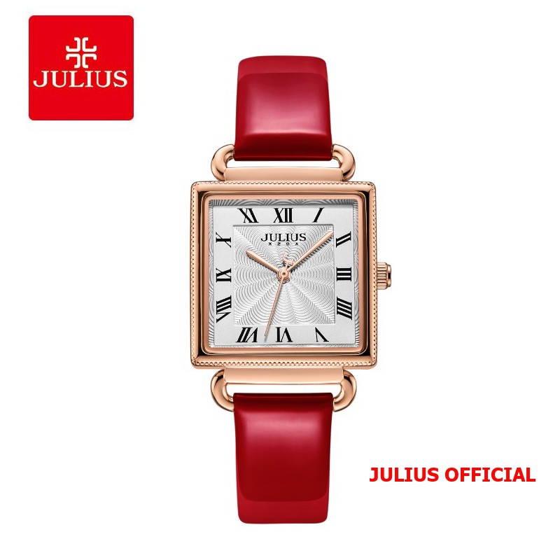 Đồng hồ nữ Julius JA-1266 dây da | Julius Official