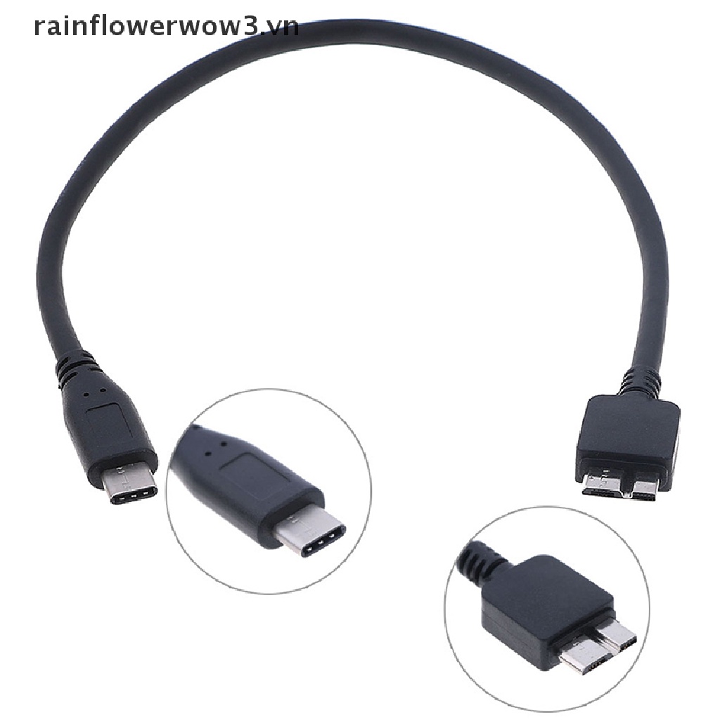 Dây Cáp Chuyển Đổi usb c Sang micro usb type c Sang micro b Cho Ổ Đĩa Cứng 30cm