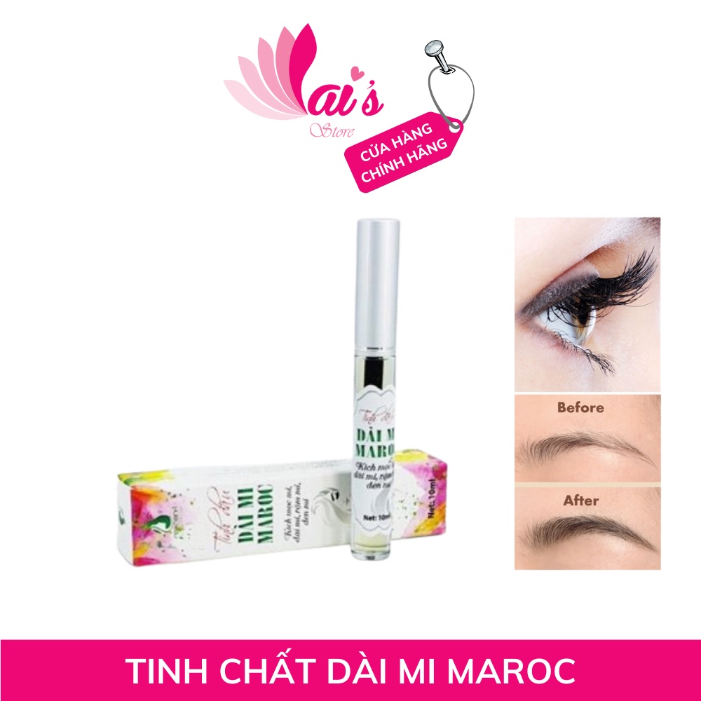 Mascara Serum Dài Mi &amp; Chân Mày Maroc,Tinh Dầu Dài Mi Maroc, Kích Mọc Mi, Lông Mài, Dài Mi, Rậm Mi, Đen Mi - LAI'S STORE