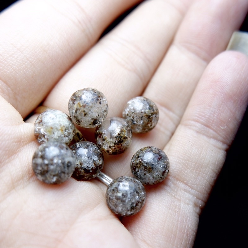 [Gardenquartz] (Giá 1 viên ) hạt lẻ,thanh tẩy, đá thiên nhiên