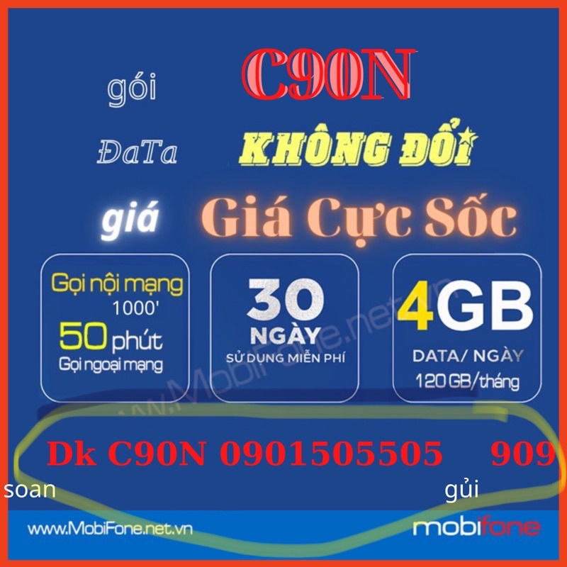 Sim 4g mobifone số đẹp đâu đầu 07 năm sinh. gói cước c12n, c120 4gb/ ngay