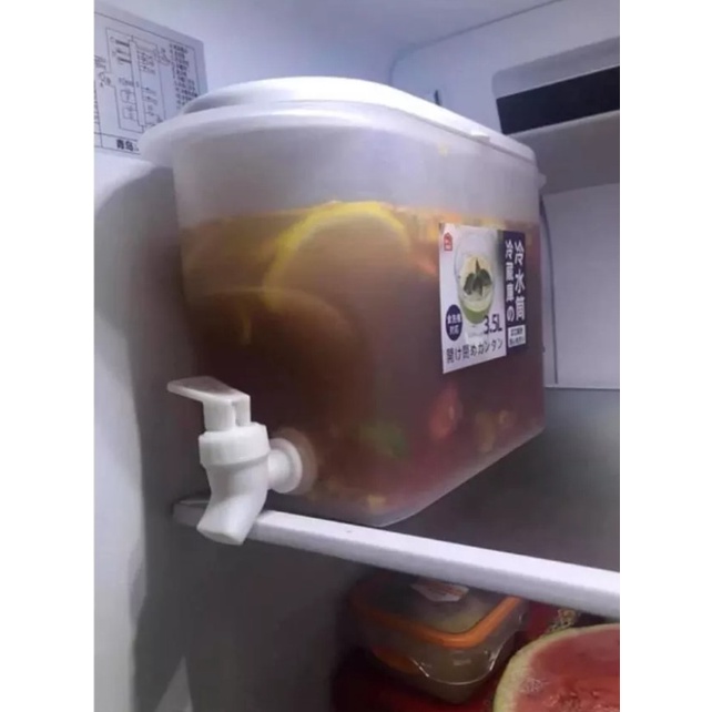 Bình đựng nước để tụ lạnh 3.5L chịu nhiệt tốt có nắp đậy và van xả cao cấp
