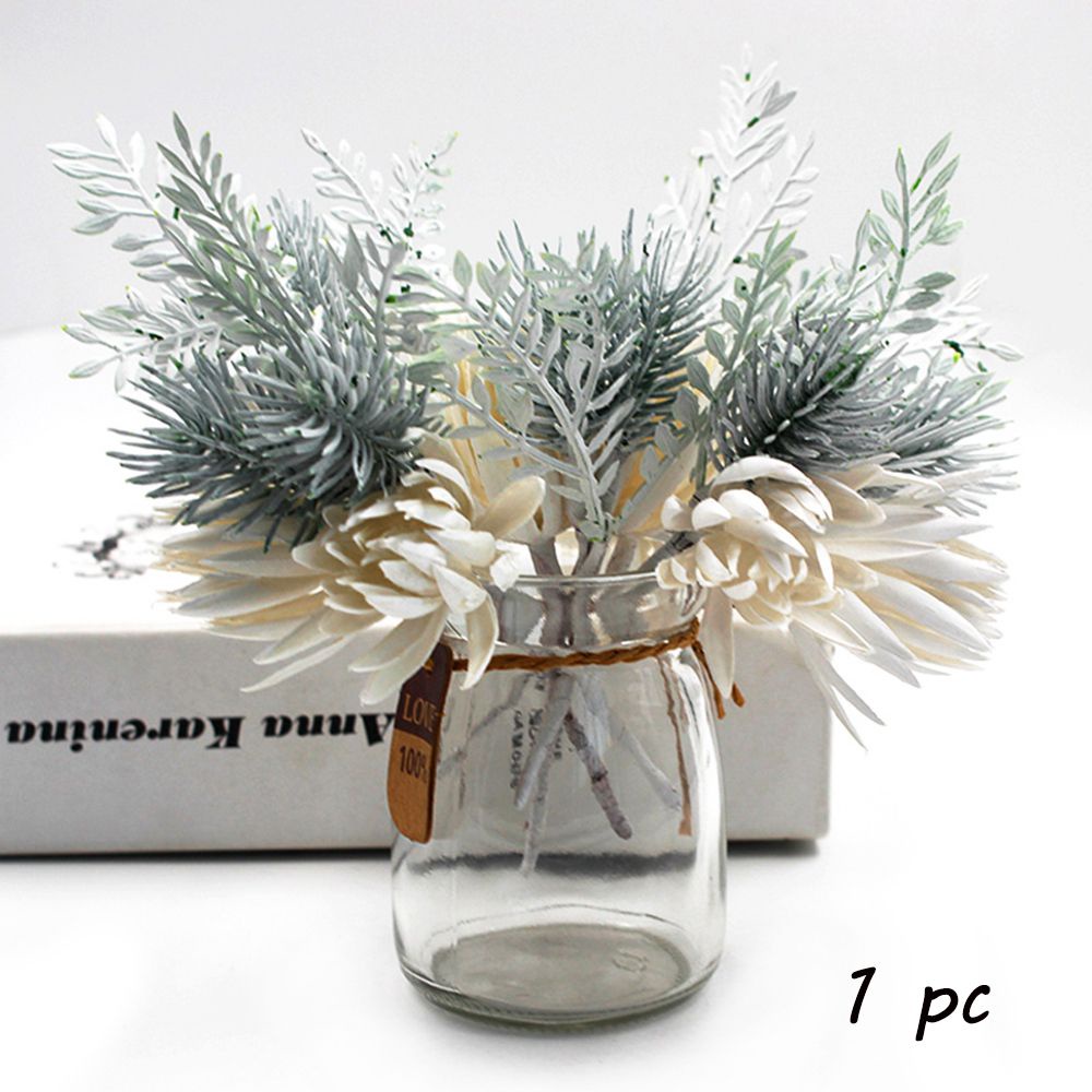 1 Nhánh Hoa Thông Nhân Tạo Trang Trí Giáng Sinh / Tiệc Cưới Diy