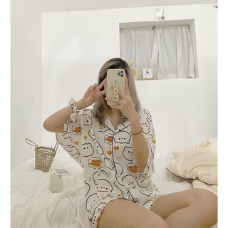 Bộ ngủ pijama chất lụa đẹp