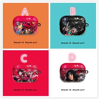 Cool anime characters headphone case Airpods earphone case 1 / 2 / 3 airpods Pro earphone case waterproof soft cove