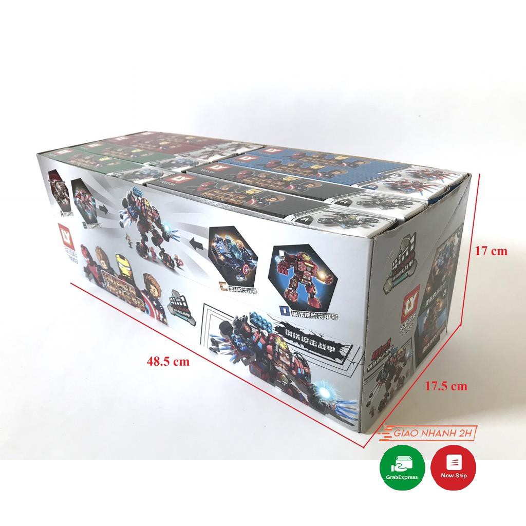 Bộ đồ chơi lắp ráp xếp hình non lego siêu anh hùng 76053/ người sắt hợp thể ironman/ spiderman