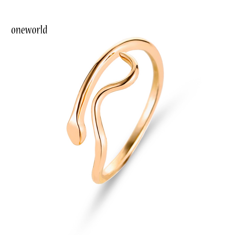 Nhẫn Gợn Sóng Nước Điều Chỉnh Được Thời Trang Cho Nữ