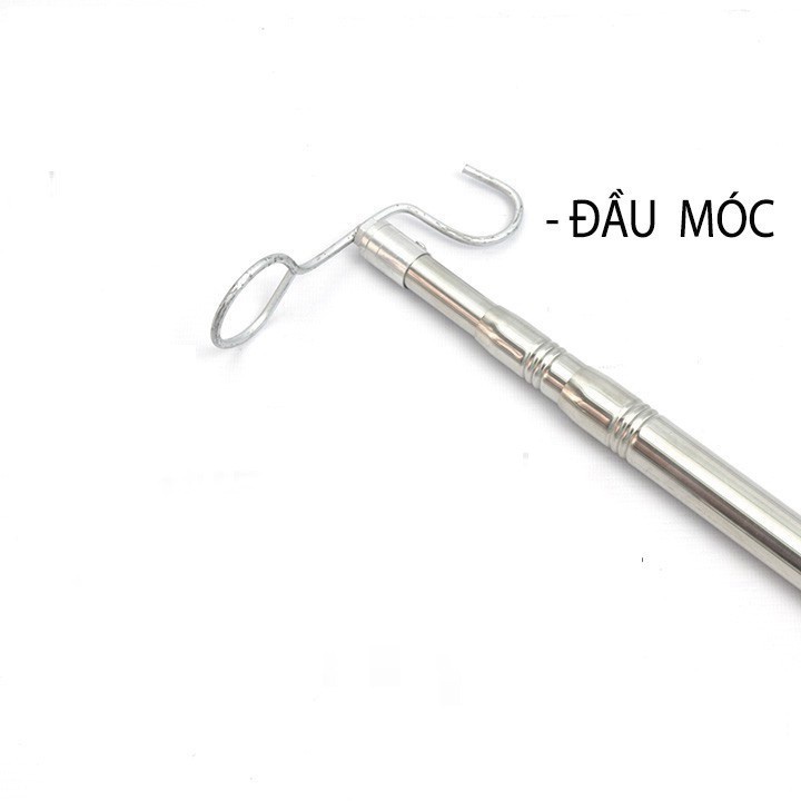 Sào Rút Inox, Sào Phơi Đồ inox thanh lý cán vợt câu cá sào chim inox 304 - Trung Tâm Đồ Câu 24H