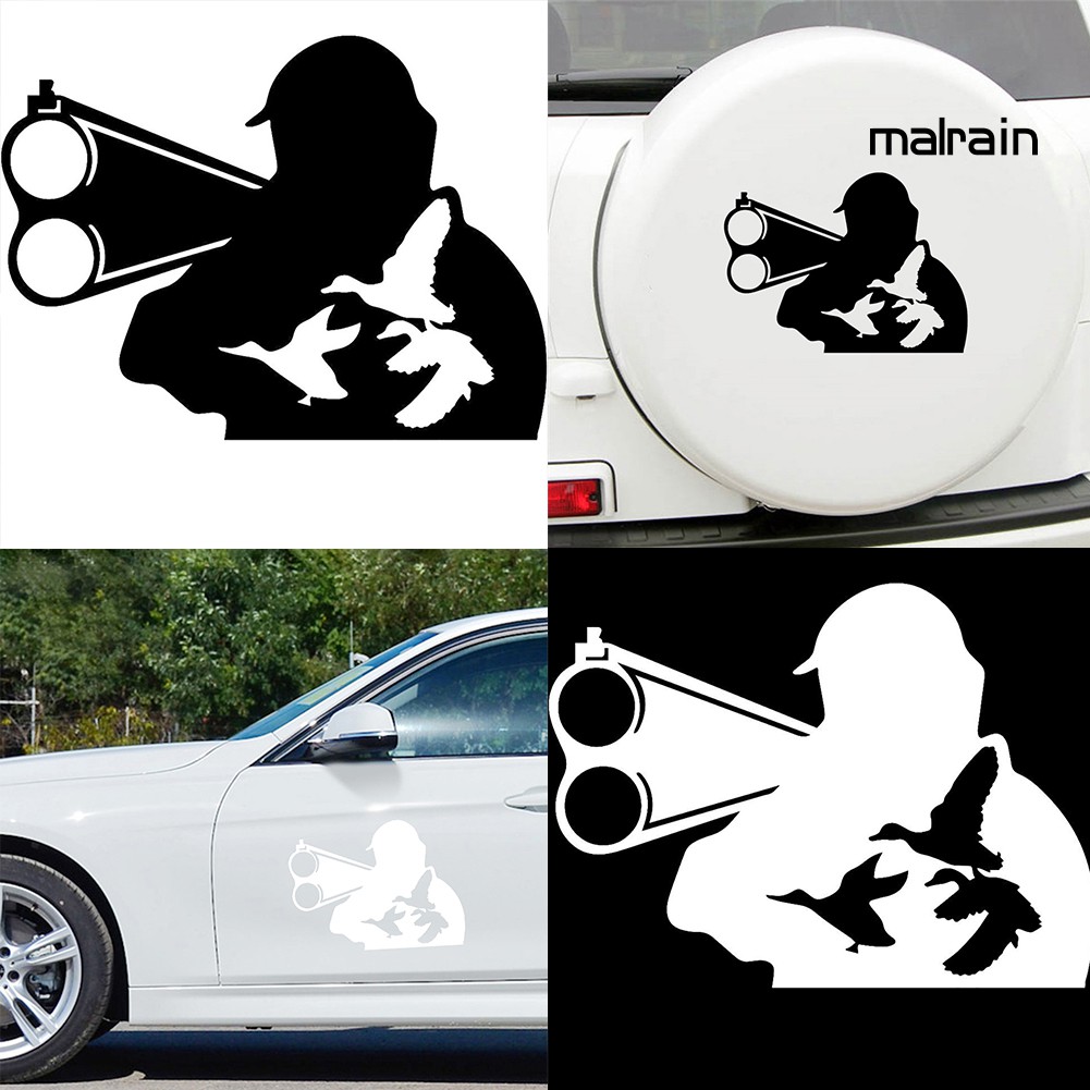Miếng Dán Trang Trí Xe Ô Tô Hình Thợ Săn Độc Đáo