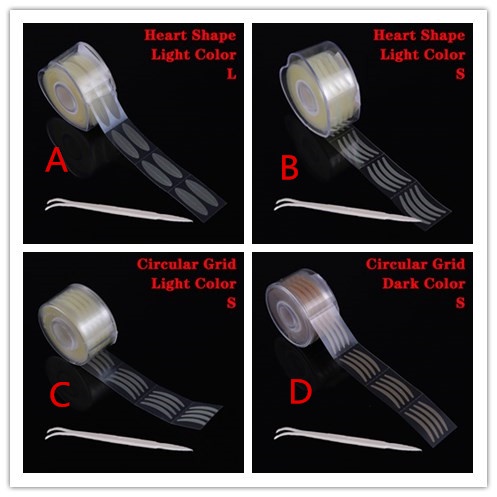 [Hàng mới về] Set 600 miếng dán kích mí vô hình không để lại dấu vết Miếng dán mí vân lưới hộp 600 cái