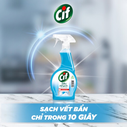 Nước lau kính Cif 520ml