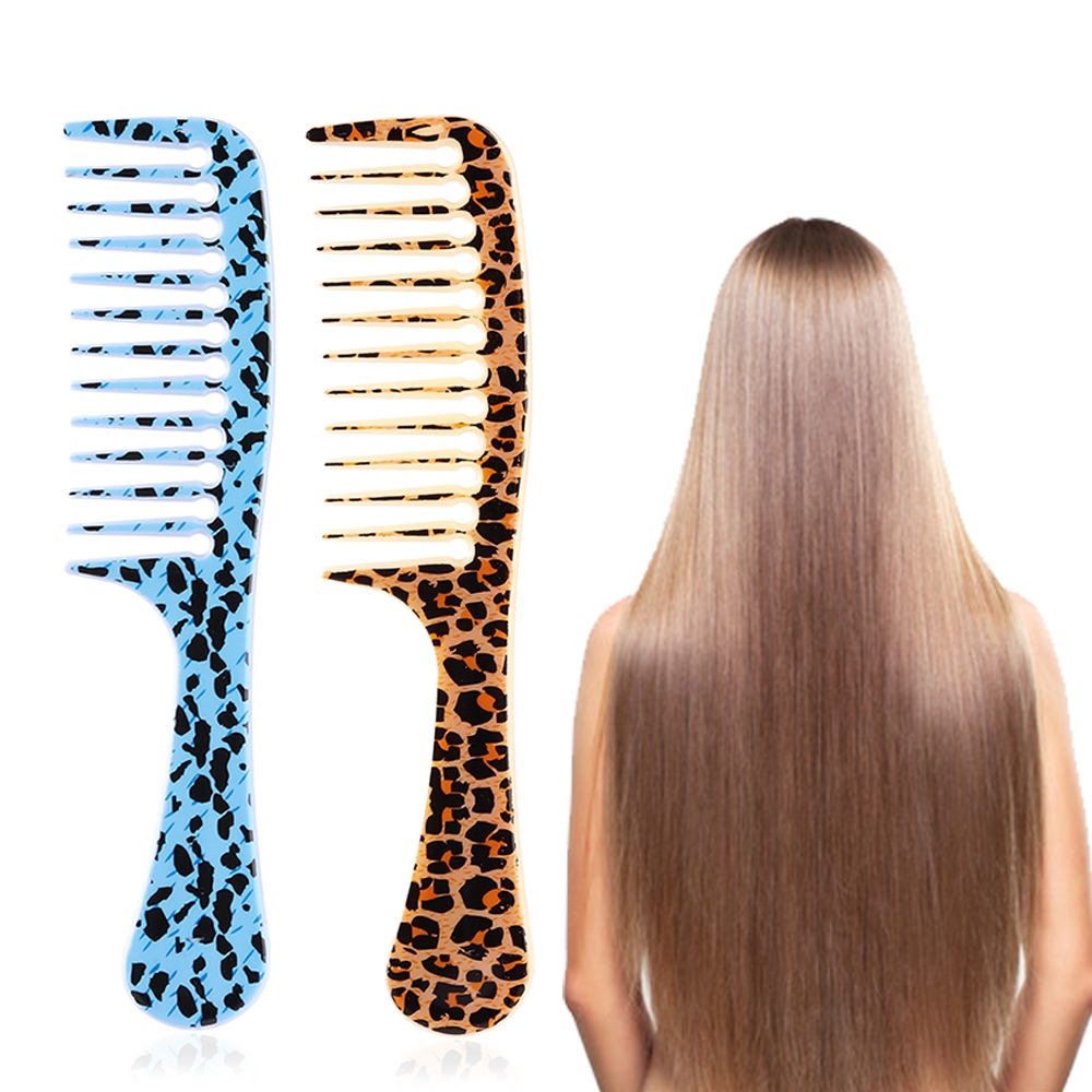 Lược Chải Tóc Bằng Nhựa Răng Thưa Chống Tĩnh Điện Chuyên Dụng