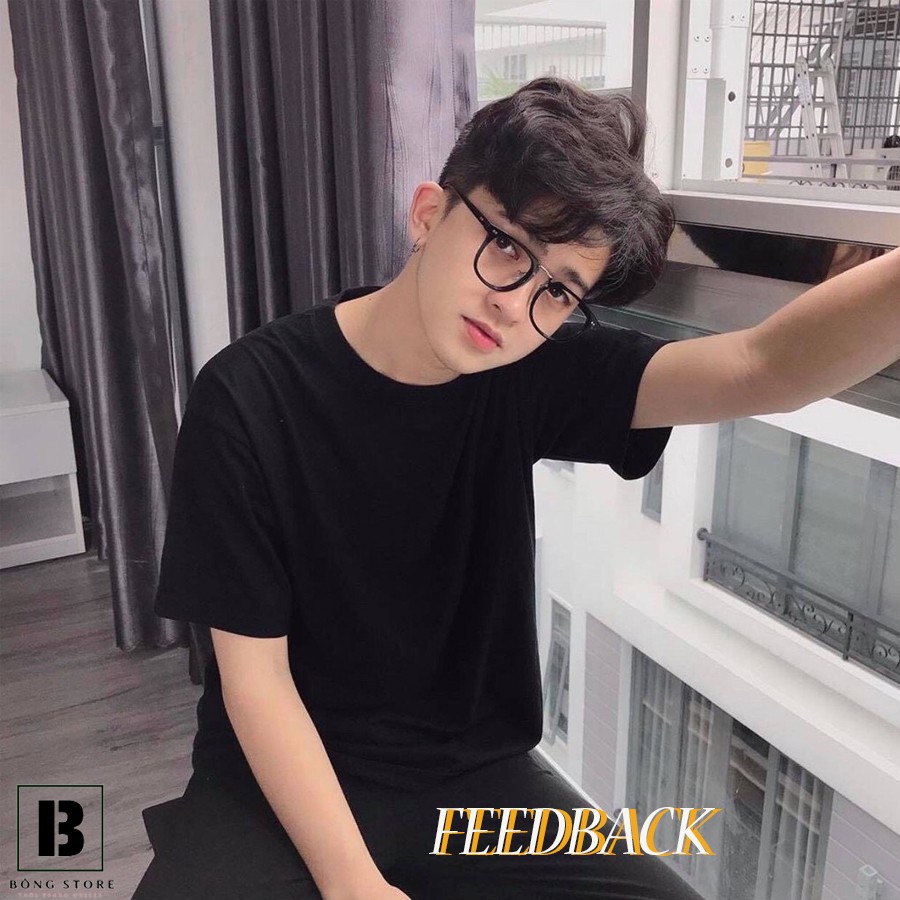 Áo Thun Trơn Đen-Trắng Form Chuẩn Tay Ngắn, Chất COTTON Cao Cấp, AT09.1 | BigBuy360 - bigbuy360.vn