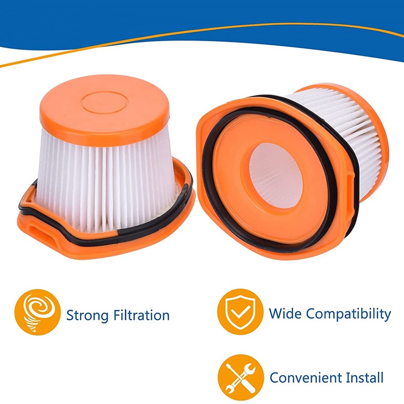 Set 4 Túi Lọc Thay Thế Cho Máy Hút Bụi Shark Wandvac WV360 WS620 WS630 WS632 WS632BLBRN WS632GDBRN Xffv360