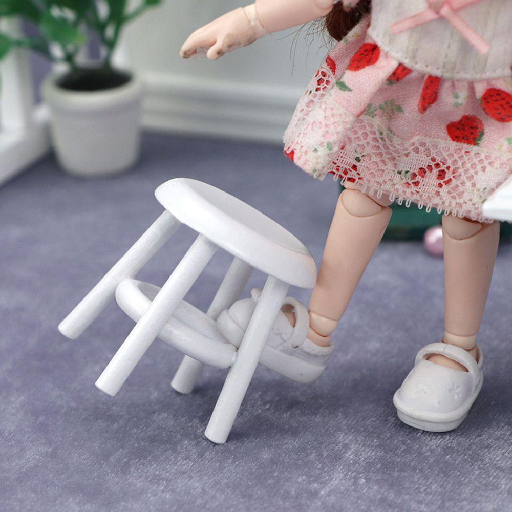 Ghế Gỗ Mini Tỉ Lệ 1: 12 Trang Trí Nhà Búp Bê