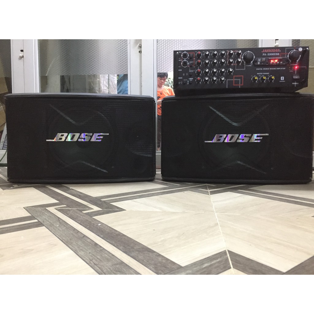 Trọn bộ dàn Karaoke gia đình: Amply BLUTOOTH và loa BO.SE 450  hát cực hay